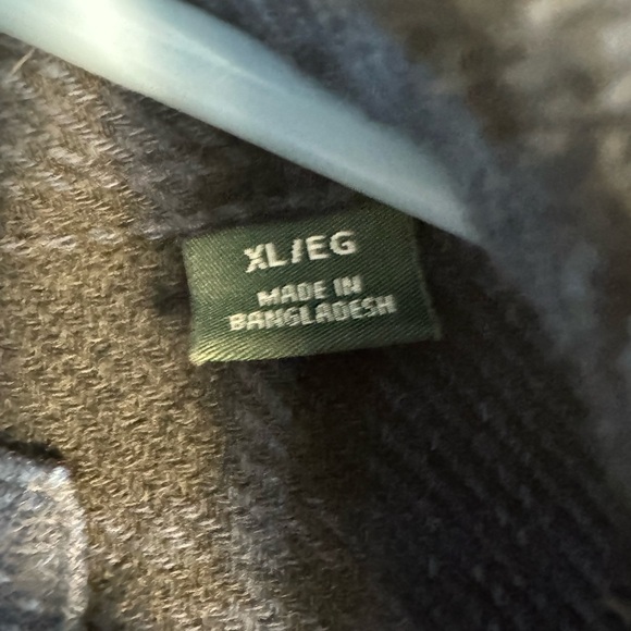 Orvis Jacket Chore Heavy Flannel Shacket Blue Men’s XL - Picture 6 of 9